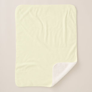 Manta Sherpa Amarillo claro