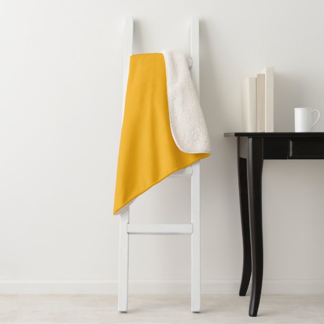 Manta Sherpa Amarillo dorado de la Pascua (In situ)
