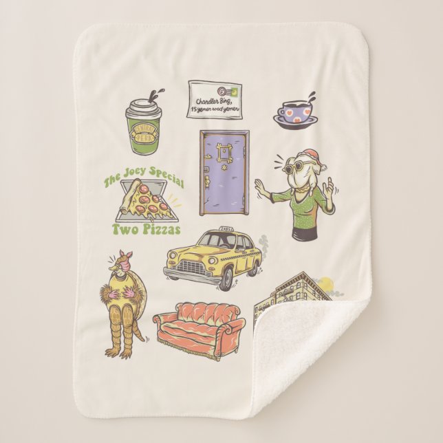 Manta Sherpa AMIGOS™ | Gráfico de iconos Personalizados (Anverso)