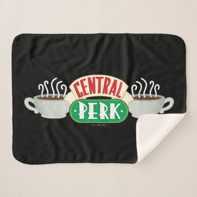 Manta Sherpa AMIGOS™ | Logotipo Central Perk (Anverso (horizontal))