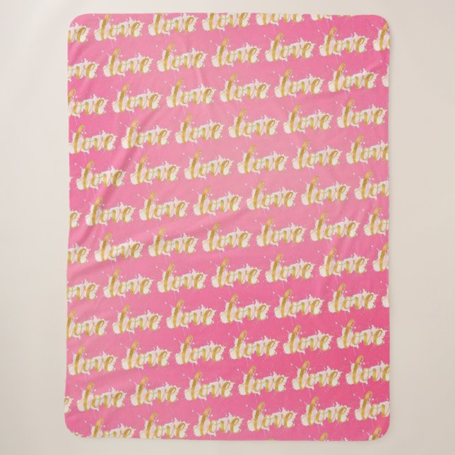 Manta Sherpa Amor (Anverso)