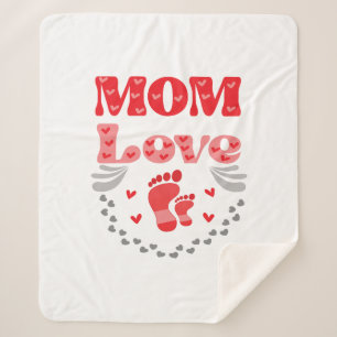 Manta Sherpa Amor a mamá de los cuttos