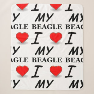 Manta Sherpa amor beagle