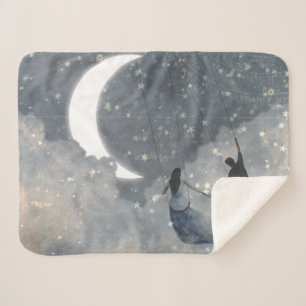 Manta Sherpa Amor celestial