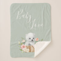 Amor de bebé de oso polar verde