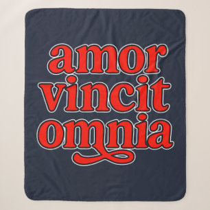 Manta Sherpa Amor vincit omnia