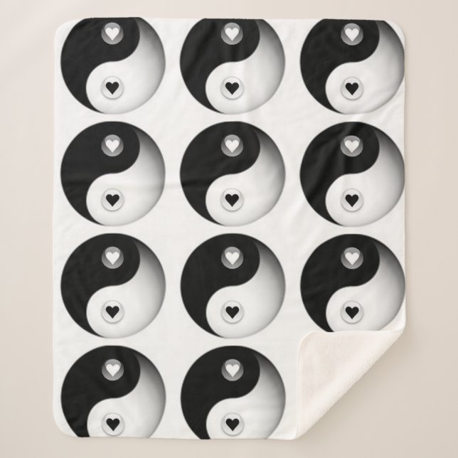 Manta Sherpa Amor y paz (Anverso)