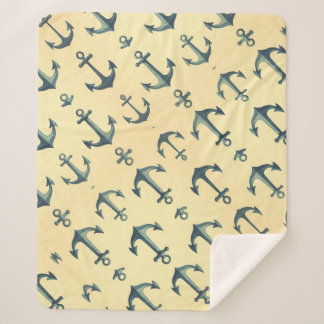 Manta Sherpa Anchors Aweigh se traduce como "Anclas al agua" o