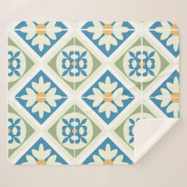 Manta Sherpa Andalusian Tiles 13
