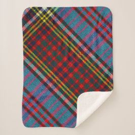 Manta Sherpa Anderson Clan Tartán (Diagonal)