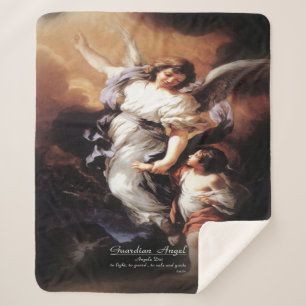 Manta Sherpa Ángel de la guarda Angele Dei