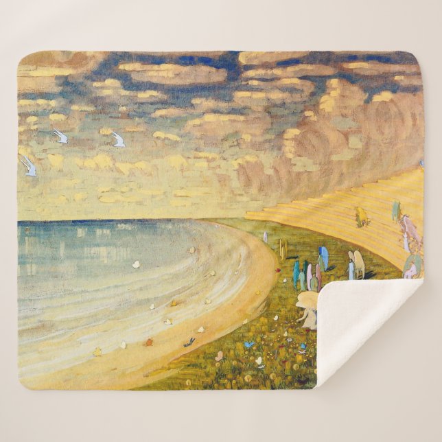 Manta Sherpa Ángeles (paraíso) | Mikalojus Ciurlionis | (Anverso (horizontal))