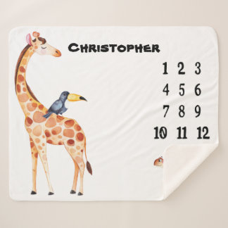 Manta Sherpa Animales africanos hito bebé