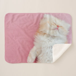 Manta Sherpa Animales de bebé más afectados   Agradable Gatito