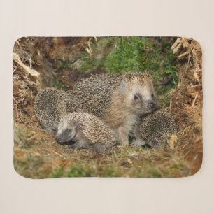 Manta Sherpa Animales de bebé más afectados   Familia Hedgehog