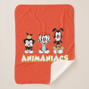 Manta Sherpa Animaniacs Gráfico de Warner Siblings "No Evil"