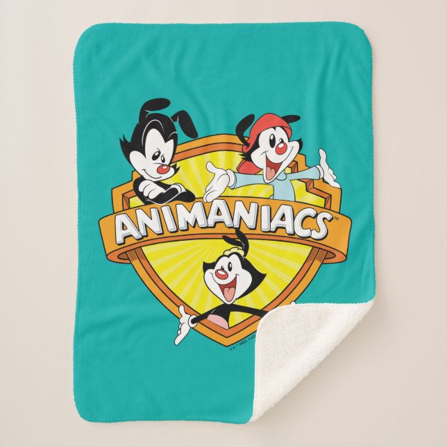 Manta Sherpa Animaniacs | Warner Brothers & Sister WB Shield (Anverso)