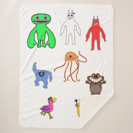 Manta Sherpa Anime de caracteres de garten