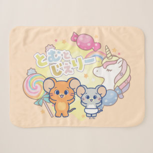 Manta Sherpa Anime Magical Candyland con Jerry y Tuffy