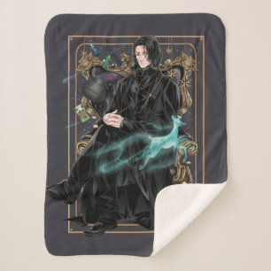Manta Sherpa Anime Profesor Severus Snape sentado
