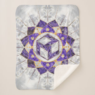 Manta Sherpa Antahkarana en Lotus Mandala- Amethyst and Pearl