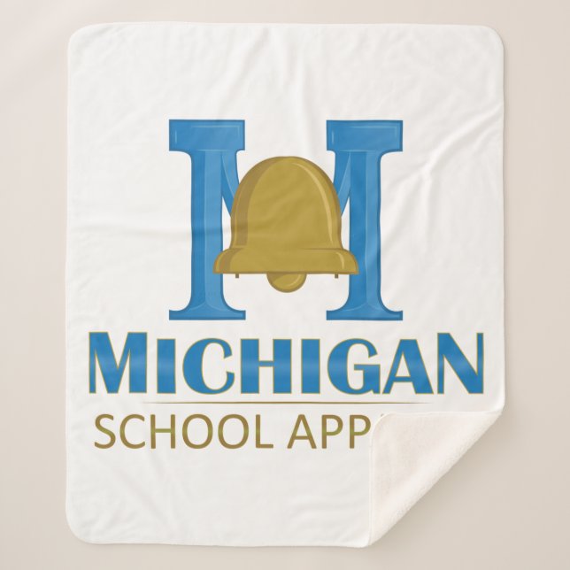 Manta Sherpa Aparato escolar de Michigan (Anverso)