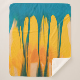 MANTA SHERPA APARTADO AMARILLO Y AZUL