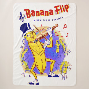 Manta Sherpa aproximadamente 1950 Banana Flip sheet music print