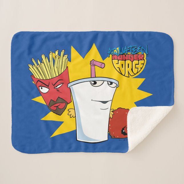 Manta Sherpa Aqua Teen Hunger Force Explosive Graphic (Anverso (horizontal))