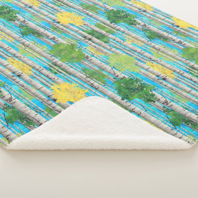 Manta Sherpa Árbol de aves (3/4)