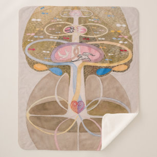 Manta Sherpa Árbol de conocimiento No. 1 Hilma af Klint
