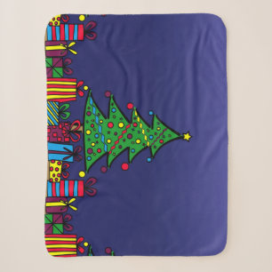 Manta Sherpa árbol de Navidad