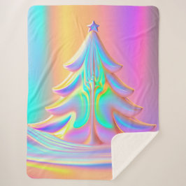 Manta Sherpa Árbol de Navidad irlandés