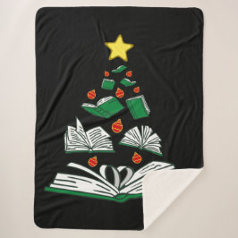 Manta Sherpa Árbol navideño florín III