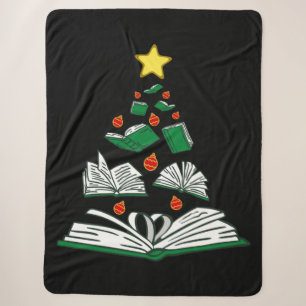 Manta Sherpa Árbol navideño florín III