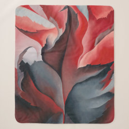 Manta Sherpa Arce rojo en Lake George | Georgia O'Keeffe |