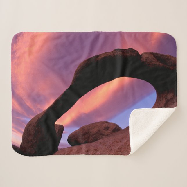 Manta Sherpa Arco de las colinas de Alabama | California (Anverso (horizontal))