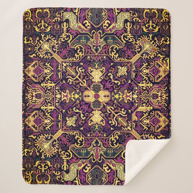 Manta Sherpa Arco folclórico armenio Sherpa Blanket 2 (Anverso)