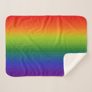 Manta Sherpa Arcoiris