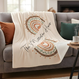 Manta Sherpa Arcoiris otoño otoño