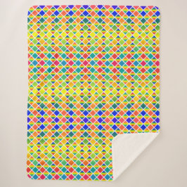 Manta Sherpa Arcos lluviosos oscuros y livianos (diamante bajo 