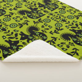 Manta Sherpa Ardilla Escandinavia Nórdica Arte Popular