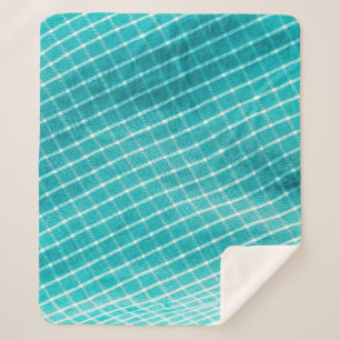 Manta Sherpa Armario textil de fondo a cuadros.