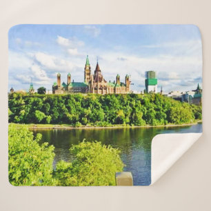 Manta Sherpa Arquitectura de Parliament Hill Ottawa. ¡Hazte con