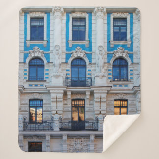 Manta Sherpa Art Nouveau architecture in Riga, Latvia