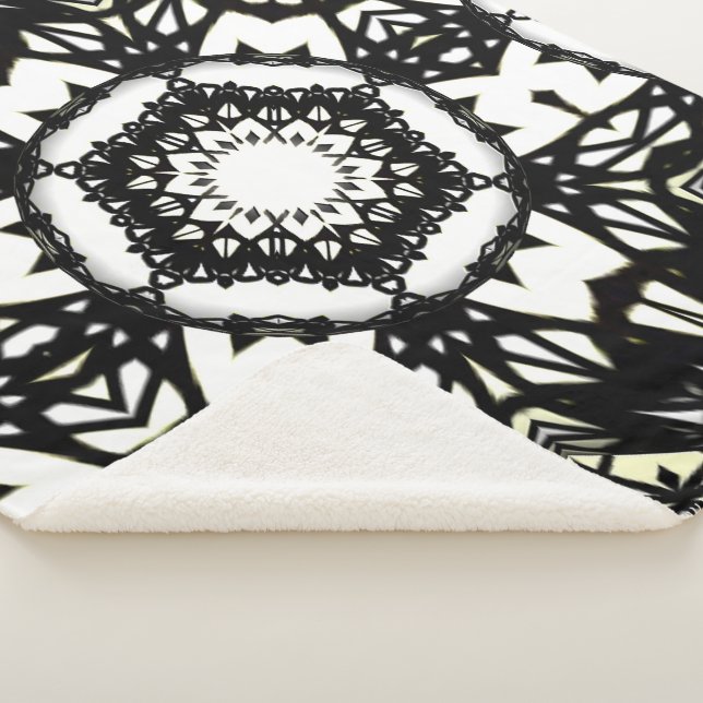 Manta Sherpa Arte caleidoscopio del primer volumen tres (3/4)