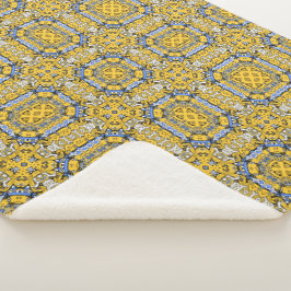 Manta Sherpa Arte caleidoscopio del volumen once