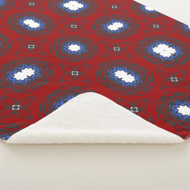 Manta Sherpa Arte calidoscopio del volumen cuatro ocho (3/4)