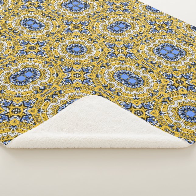 Manta Sherpa Arte calidoscopio del volumen once veintidós (3/4)