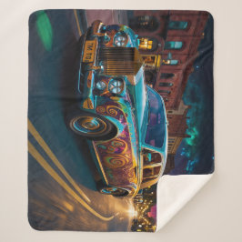 Manta Sherpa Arte de coche tribal de Punk irlandés